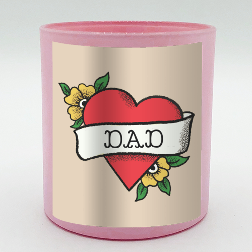 Dad Tattoo - scented candle by The Queer Store
