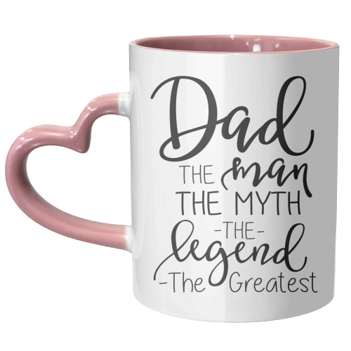 dad the man the myth - unique mug by Anastasios Konstantinidis
