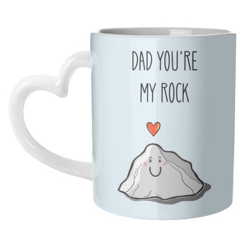 Dad You're My Rock - unique mug by Adam Regester
