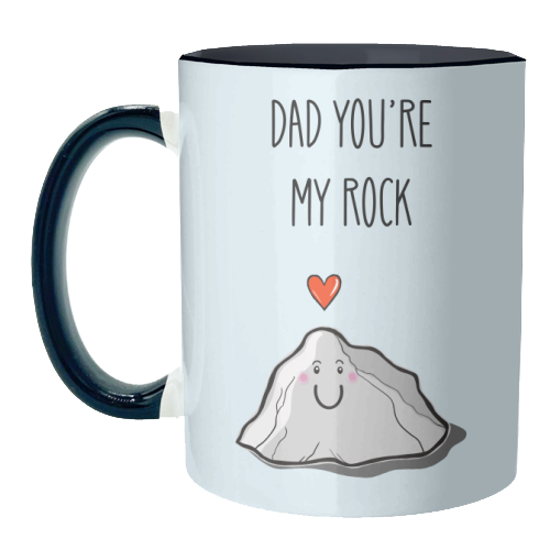 Dad You're My Rock - unique mug by Adam Regester