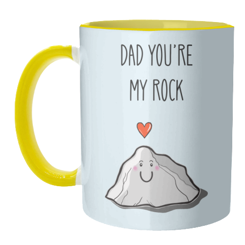 Dad You're My Rock - unique mug by Adam Regester