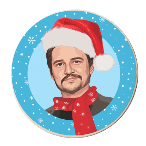 Daddy Christmas - personalised beer coaster by DOLLY WOLFE