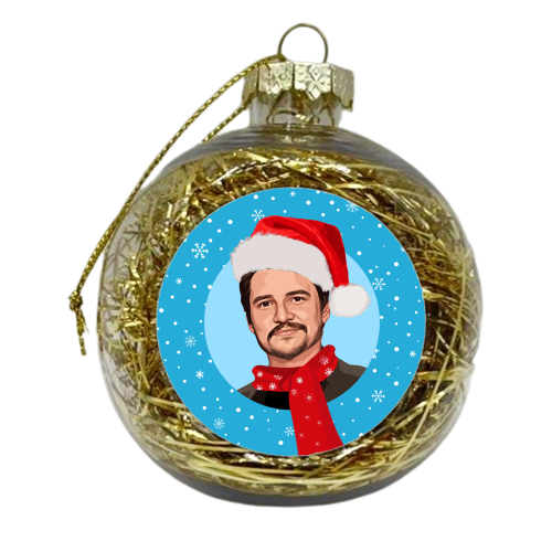 Daddy Christmas - xmas bauble by DOLLY WOLFE