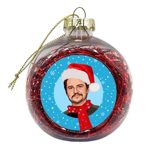 Daddy Christmas - xmas bauble by DOLLY WOLFE