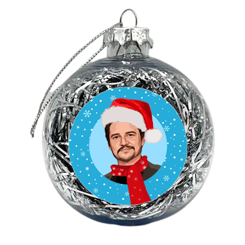 Daddy Christmas - xmas bauble by DOLLY WOLFE