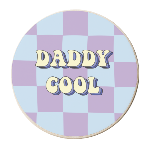 Daddy Cool - personalised beer coaster by Laura Lonsdale
