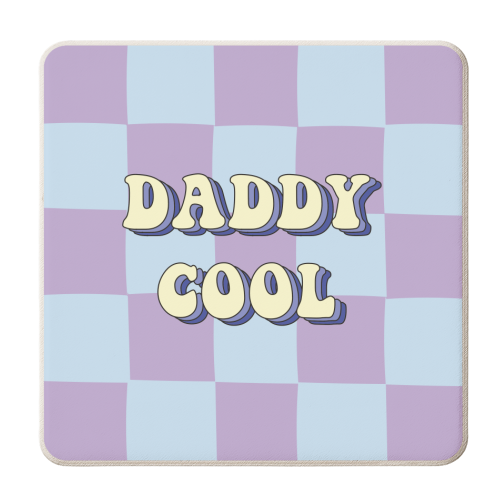 Daddy Cool - personalised beer coaster by Laura Lonsdale