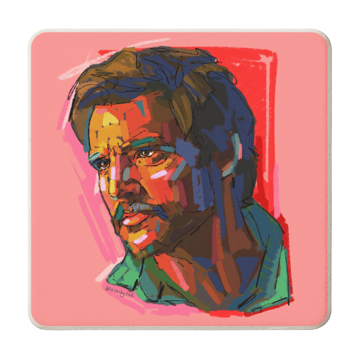 Daddy Pedro - personalised beer coaster by Beverley Rae