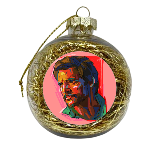 Daddy Pedro - xmas bauble by Beverley Rae