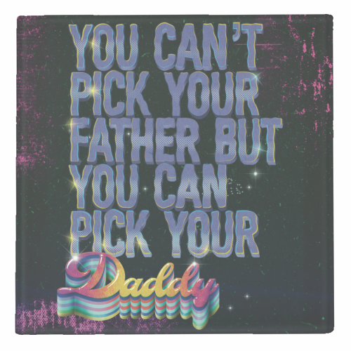 Daddy - personalised beer coaster by ARTECCO