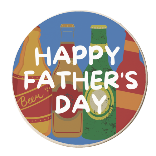 Dad's Beers - personalised beer coaster by Riad Mannan