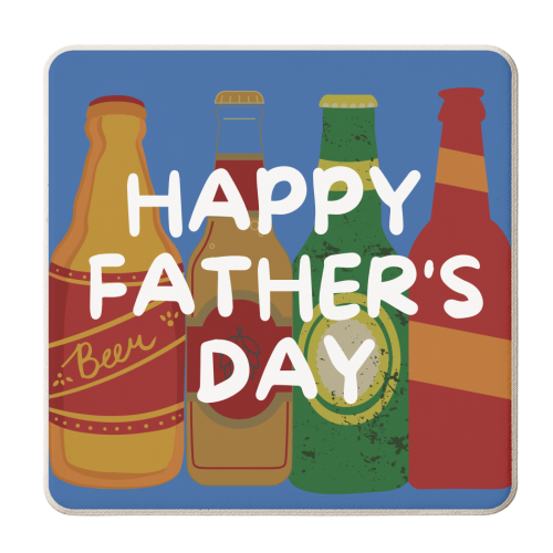 Dad's Beers - personalised beer coaster by Riad Mannan