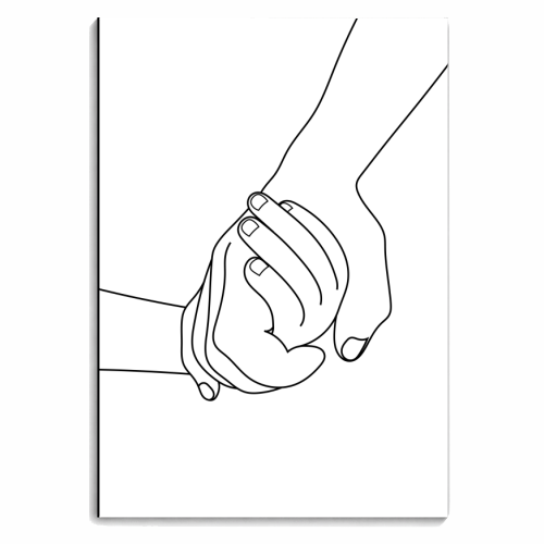 Dad's Helping Hand - personalised A4, A5, A6 notebook by Adam Regester