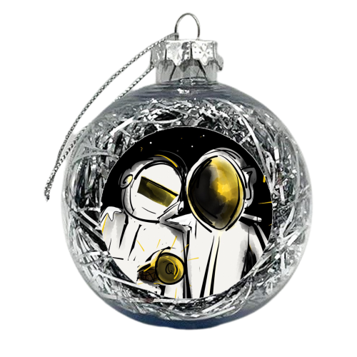 Daft Punk - xmas bauble by Vanessa Guy