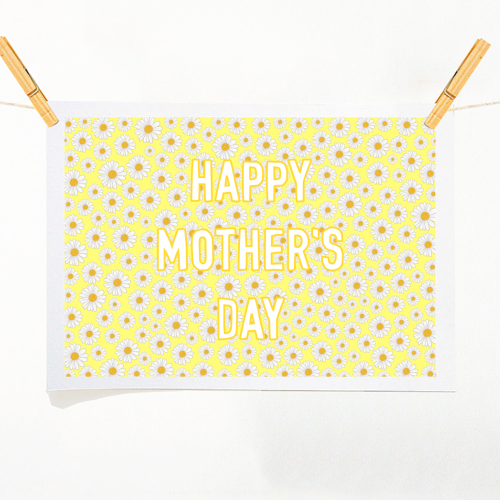 Daisy Happy Mother's Day - A1 - A4 art print by Adam Regester