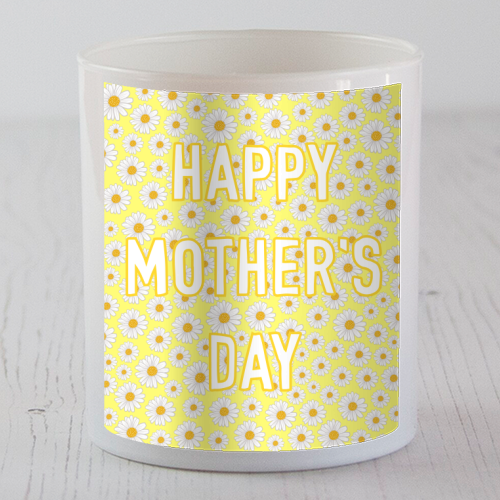 Daisy Happy Mother's Day - scented candle by Adam Regester