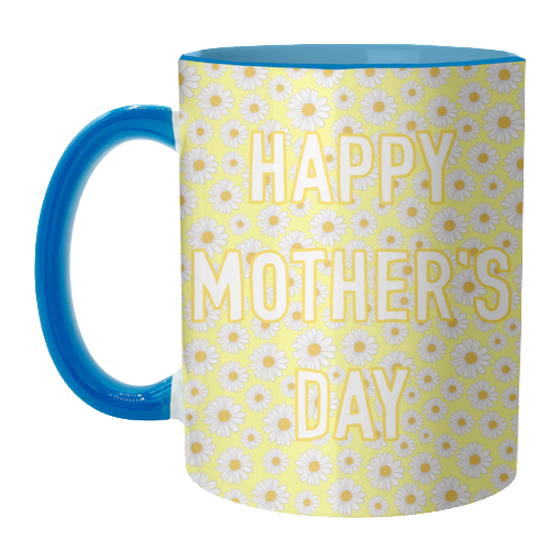 Daisy Happy Mother's Day - unique mug by Adam Regester