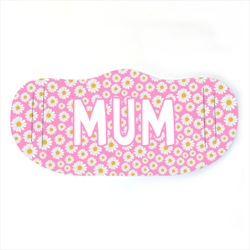 Daisy Mum - face cover mask by Adam Regester