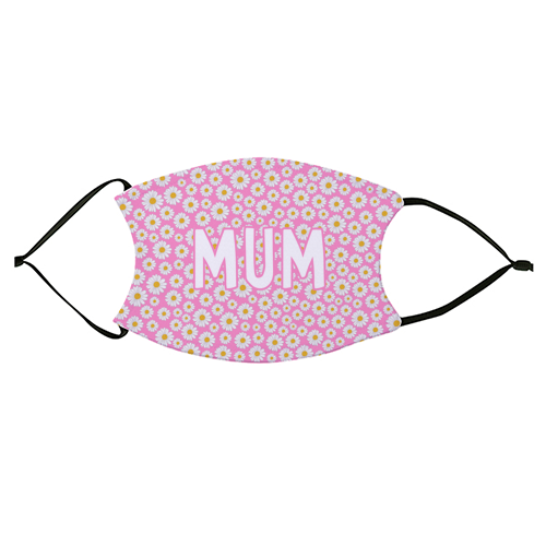 Daisy Mum - face cover mask by Adam Regester