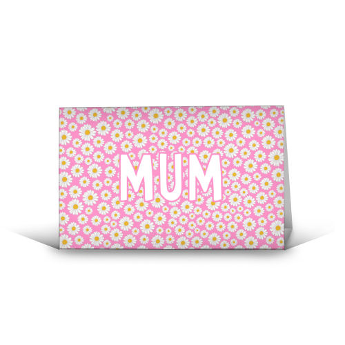Daisy Mum - funny greeting card by Adam Regester