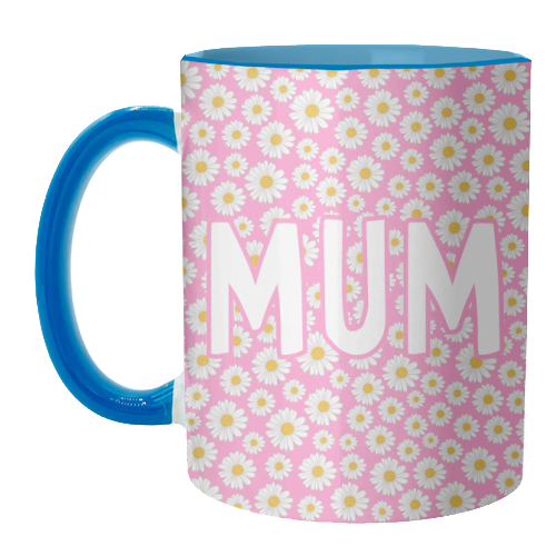 Daisy Mum - unique mug by Adam Regester
