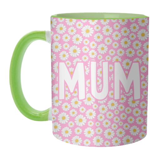 Daisy Mum - unique mug by Adam Regester