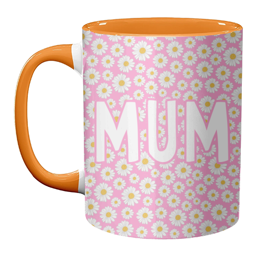 Daisy Mum - unique mug by Adam Regester