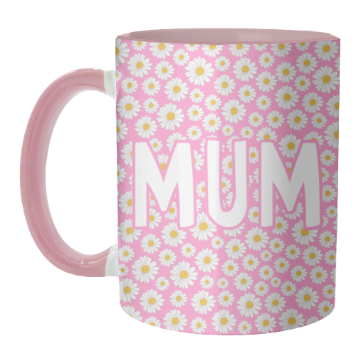 Daisy Mum - unique mug by Adam Regester