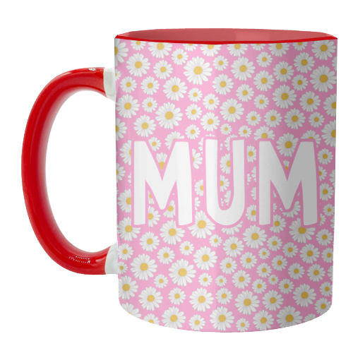 Daisy Mum - unique mug by Adam Regester