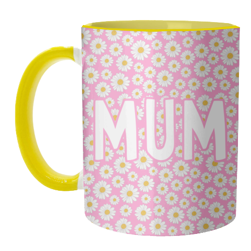 Daisy Mum - unique mug by Adam Regester