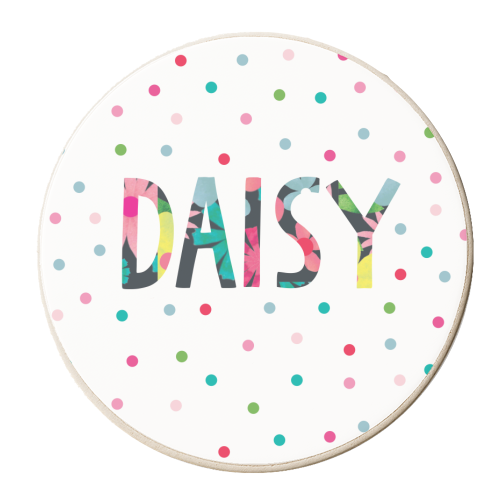 Daisy - personalised beer coaster by The Boy and the Bear