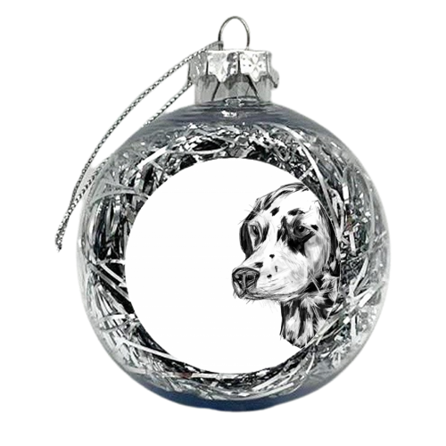Dalmatian - xmas bauble by James Jefferson Peart