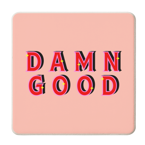 DAMN GOOD - personalised beer coaster by PEARL & CLOVER