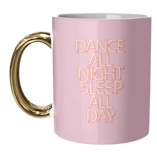 DANCE ALL NIGHT - unique mug by Ania Wieclaw