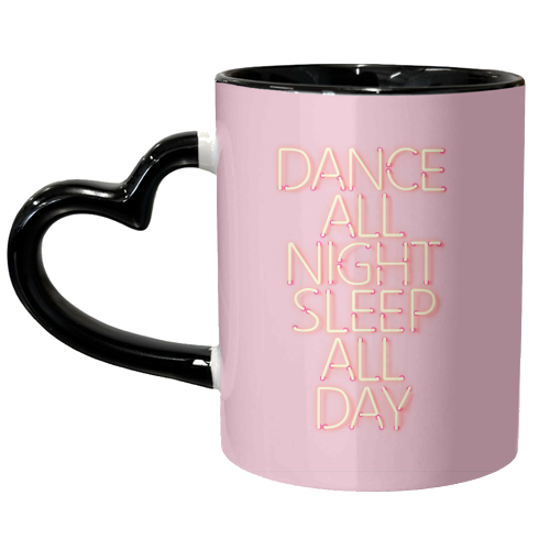 DANCE ALL NIGHT - unique mug by Ania Wieclaw