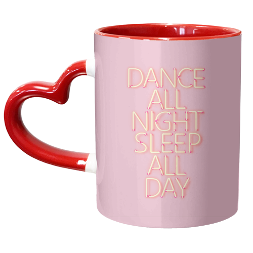 DANCE ALL NIGHT - unique mug by Ania Wieclaw