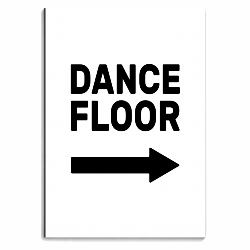 Dance Floor (right) - personalised A4, A5, A6 notebook by The Native State