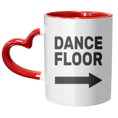 Dance Floor (right) - unique mug by The Native State