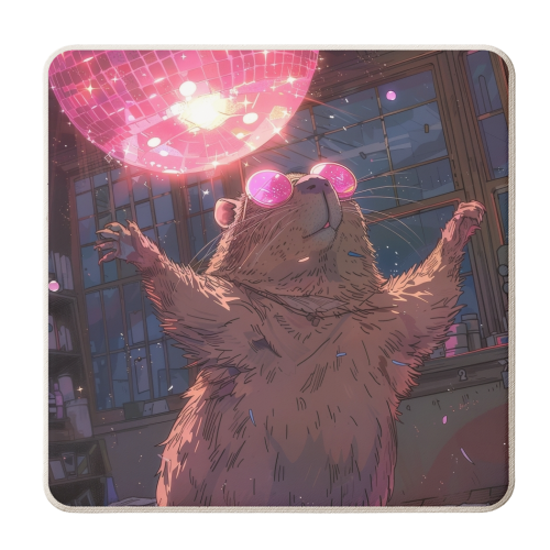 Dance King - personalised beer coaster by DejaReve