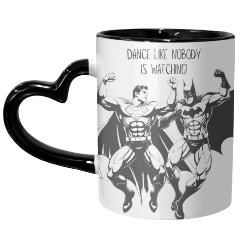 Dance Like Nobody Is Watching! - unique mug by Ms Doodle