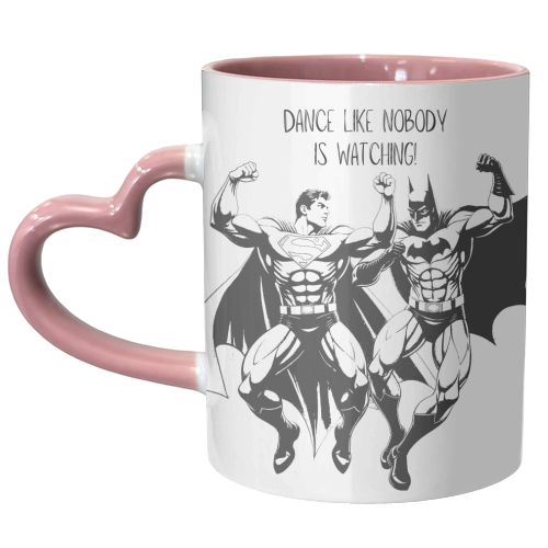 Dance Like Nobody Is Watching! - unique mug by Ms Doodle