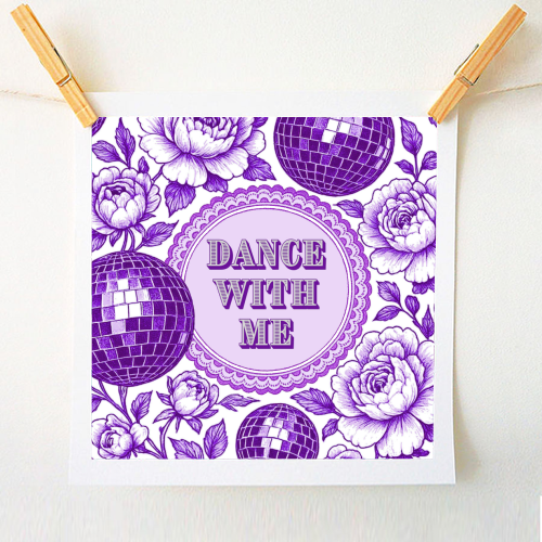 Dance with me - A1 - A4 art print by Lilly Rose