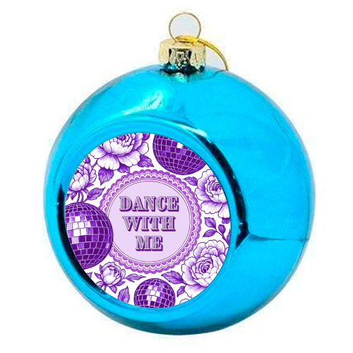 Dance with me - colourful christmas bauble by Lilly Rose