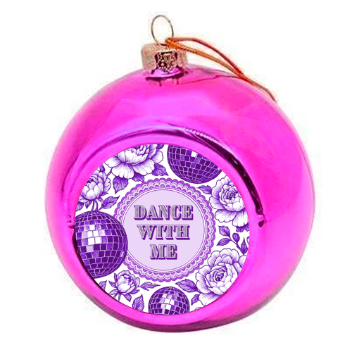 Dance with me - colourful christmas bauble by Lilly Rose
