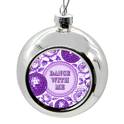 Dance with me - colourful christmas bauble by Lilly Rose