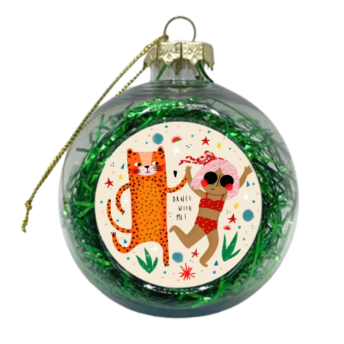 DANCE WITH ME - xmas bauble by Nichola Cowdery