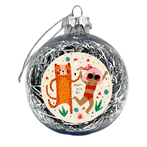DANCE WITH ME - xmas bauble by Nichola Cowdery