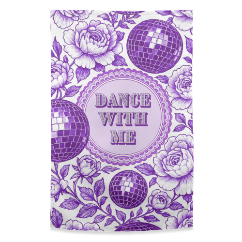 Dance with me - funny tea towel by Lilly Rose