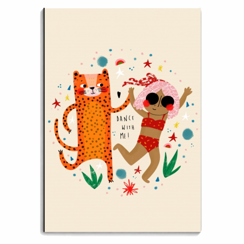 DANCE WITH ME - personalised A4, A5, A6 notebook by Nichola Cowdery