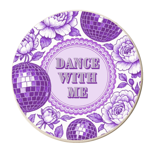 Dance with me - personalised beer coaster by Lilly Rose